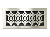 Empire Register Co, Strathmore Design, 4x10 inch - Floor Vent Covers Size, Textured Black Finish,...