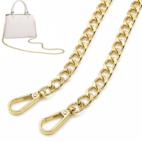 RVYEIOP 2 catene per borse dorate 120 cm + 40