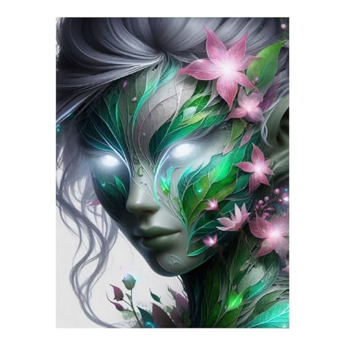 Peinture diamant fleurs POLIUAWS kit créatif pour s'accorder une pause salon