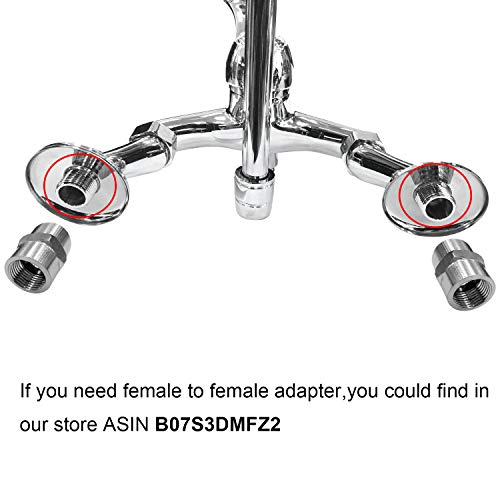 Wall Mount Faucet Kitchen 6 Inch Center Polished Chrome Commercial Single Handle Sprayer Mixer Bar Tap