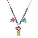 Fun Express 12 pack MERMAID Beaded Necklace Craft kits