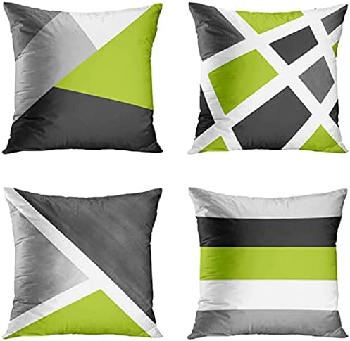 DILOXNSU Grey Decorative Cushion Covers 45 x 45 cm, Soft Velvet Modern Cushion Cover 18x18 inches Square Pillowcases for Sofa Bedroom Outdoor Garden Living Room Decor