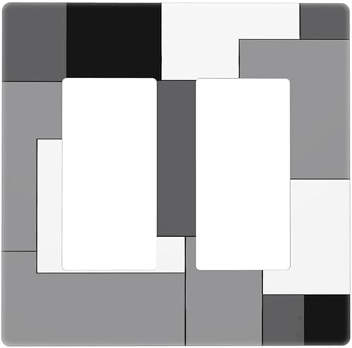 Miniatura 108 de Cubierta de Interruptor de Luz de Palanca de 1 Gang con Estampado de Bosque de Pinos Rústico Campestre, Cabaña Lodge Granero Bosque Forestal de