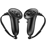 Silicone Controller Grips Cover for Steam Frame VR, Ergonomic Handle Grip Protective Case Anti-Slip Skin Shell Protector with Adjustable Knuckle Strap