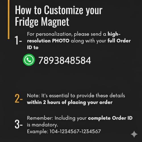 Image of Customized Photo Fridge Magnets Set of 6 (2x2 Inch) | Personalised Metal Picture Magnets for Refrigerator | Custom Photo Print for Home, Office Board Decor | Birthday