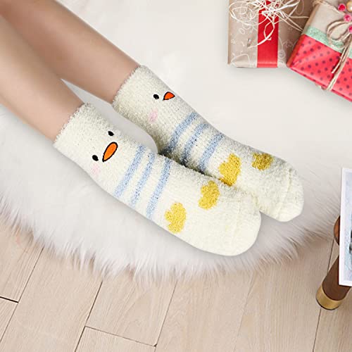Image of Benefeet Sox Womens Fuzzy Socks Girls Cute Slipper Sock Funny Fluffy Winter Warm Soft Cozy Plush Indoor Sleep Sock