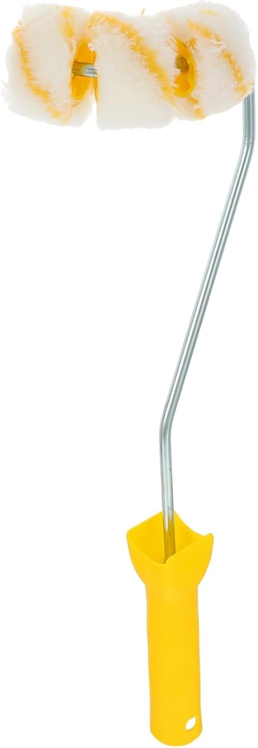 Rodillos de Pintura, Cepillo de conducto Curvo, Rodillo de Pintura, Borde, Cubiertas for Pinceles de Pintura, Pintor, 3/4/7 Ruedas, Cepillo de Rodillo, tubería de Cepillo de Rodillo de(Calibre 4-6cm)