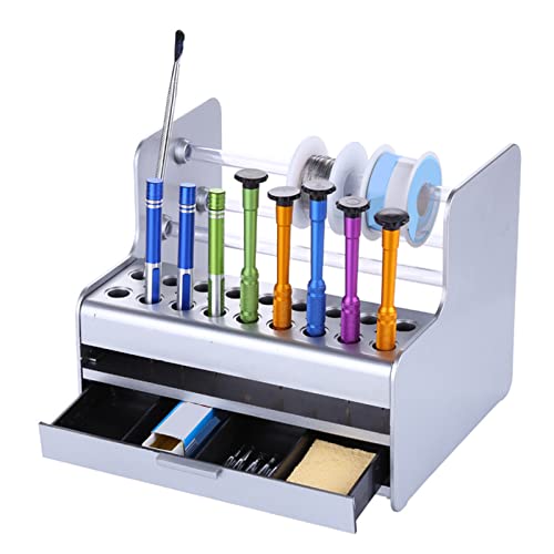 BOGEEL Multi-Functional Screwdriver Organizers Storage Rack Tool Stand for Workshop Tools Tray Screwdriver Tweezer Brushes Pens
