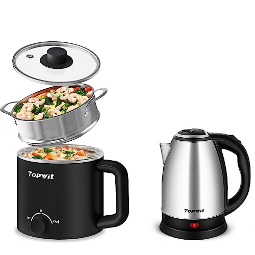 Cocina Eléctrica Topwit con Vaporizador 2.0L Acero Inoxidable miniatura 1