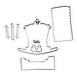 ACAMPTAR Cunas para BebéS 10 Piezas Cortador de Galletas de