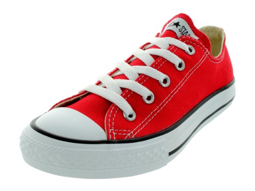 Converse Kids' Chuck Taylor All Star Canvas Low Top Sneaker Red, 11.5