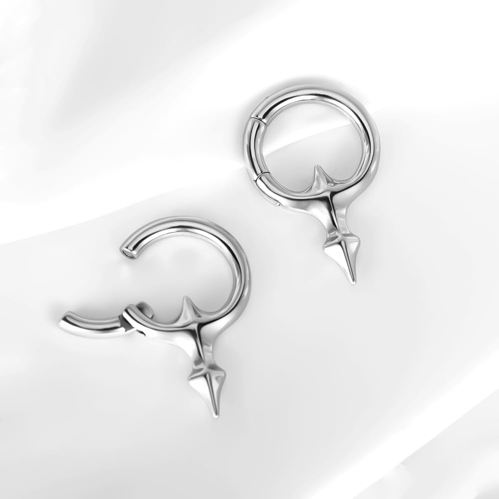Vankula Peso Lobo Pesi Orecchie ear weights dilatatori in Acciaio inossidabile Cuore lobi piercing espansori Gioielli Uomo Donna 4mm 5mm 6mm 12mm Nero Argento Oro