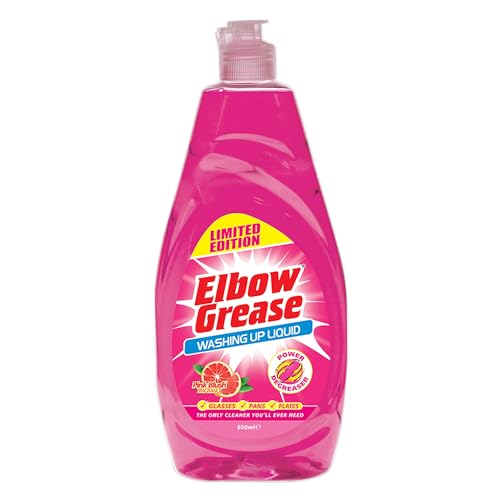 Elbow Grease Washing Up Liquid (Pink Grapefruit, 600ml)