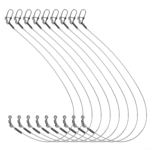 Líderes de fluorocarbono invisibles para pesca 14KG 30CM miniatura 2
