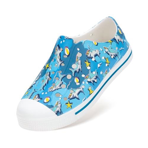 Image of FUNCOO PLUS Toddler Sandals for Boys Girls Kids Summer Quick Dry Sneakers Pool Beach Swim Water Shoes for Children