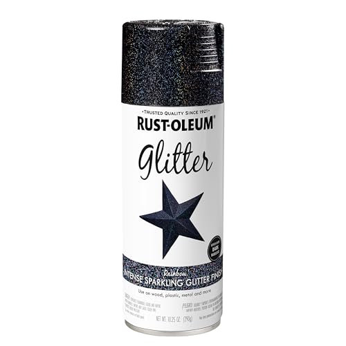 Image of Rust-Oleum 398582 Specialty Glitter Spray Paint, 10.25 Oz, Rainbow