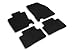 Produktbild Frogum 0457 Gummimatten Auto Fußmatten Gummi Passgenau 4-teiliges Automatten Set Schwarz
