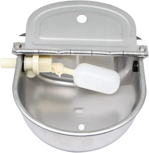 Miniatura 9 de Kit de cuenco de agua para perros y caballos de agua automático para ganado, dispensador de riego automático para mascotas con orificio de drenaje