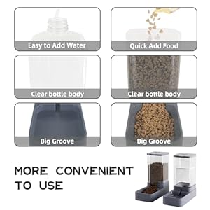 Automatic-Cat-Feeder-and-Water-Dispenser-with-Pet-Food-BowlGravity-Food-Feeder-and-Waterer-Dispenser-in-Set-for-Small-Medium-Dog-Puppy-Kitten-Rabbit-Bunny-Large-Capacity38L-x-2 - Cucciolini Doodles   Automatic-Cat-Feeder-and-Water-Dispenser-with-Pet-Food-BowlGravity-Food-Feeder-and-Waterer-Dispenser-in-Set-for-Small-Medium-Dog-Puppy-Kitten-Rabbit-Bunny-Large-Capacity38L-x-2