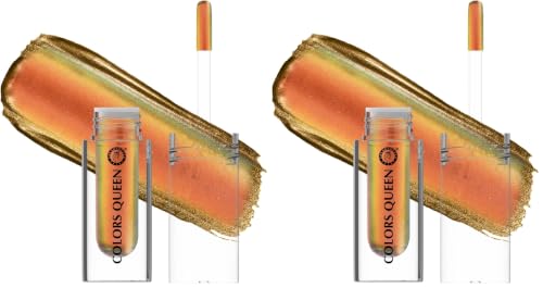 Image of Colors Queen Multichrome Liquid Eyeshadow | Long Wearing & Highly Pigmented Eyeshadow with Metallic Finish | Transfer Proof & Smudge Proof Liquid Eye Shadow for Eye Makeup (02 - I See Gold)
