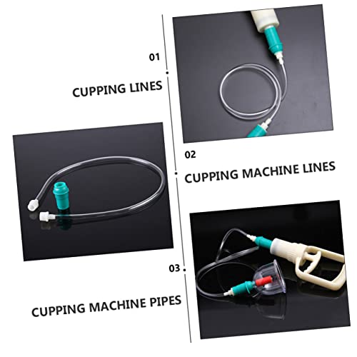 SMASOLO 5Pcs Líneas de Extensión para Máquina de Ventosas Tubos Conectores Durables para Terapia de Ventosas Compatible con Todas las Máquinas de Ventosas Accesorio Esencial para Terapia de Espalda miniatura 6