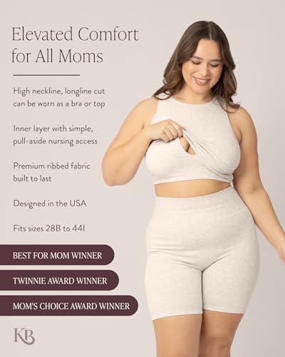 Kindred Bravely Sublime Longline Nursing & Maternity Bra for Breastfeeding | Nursing Tank Tops2