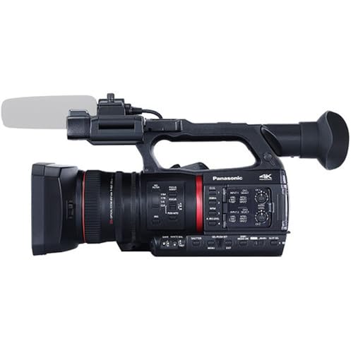 Image of Panasonic AG-CX350 4K Camcorder + 2PC 64 GB Memory + Handle Unit + Extra Battery + LED Light + Filters + Tripod + More (27pc Bundle)