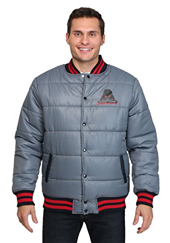 Image of Star Wars Men's Darth Vader Quilted Jacket, Gray, Large