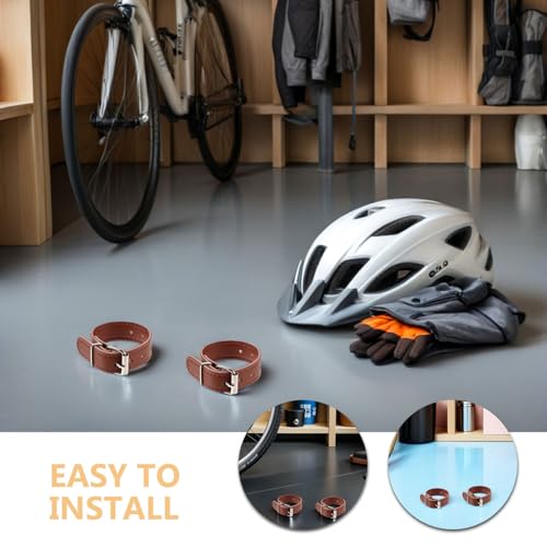 Abaodam 10 Stück Teiliges Verstellbares Pu gurtset für Fahrradkorb Bunte Befestigung Stabile Frontkorbbänder mit Robuster Hardware Geeignet für Mädchen und Kinderfahrräder