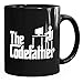 MoonWorks® Tazza da caffè The Codefather Programmator IT Informatiker Coder tazza regalo nero tinta unita