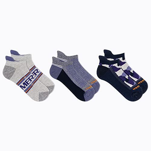 Image of Merrell Unisex Adult Cushioned Low Cut Tab Socks (3-Pair)