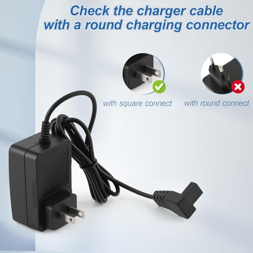 12.6V Charger for Aiper Seagull SE/ P1111/ 800/600/ 800B/ 1000/1500/ HJ1103J AC Adapter for Aiper Cordless Robotic Pool Cleaner Power Cord Black by FKBAightccy - Used condition - Image 4