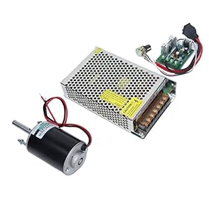 Permanente magneet DC-motor, 30 W 43 mm aslengte instelbare snelheden Kogellager CW CCW DC hoge snelheidsmotoren voor…