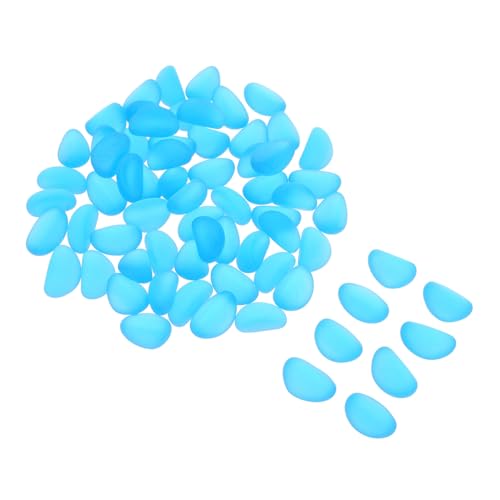 BESPORTBLE Decoración de Acuarios Pecera Guijarros Vidrio Grava Rocas Entorno de La Pecera