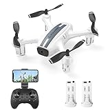 ✈ 【Flug mit Vielfalt】 Die SNAPTAIN SP360 ist eine vielseitige Drohne, die Stunts wie 360°Flip, Kreisflug und Hochgeschwindigkeitsrotation ausführen kann. Wenn Sie auf Ihrem Smartphone-Bildschirm eine Flugbahn zeichnen und die Drohne entlang der angezeigten Linie fliegt.