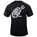 Bone Frog LLTB Tri-Blend Shirt - US Navy Special Forces Veteran Tee - Patriotic Honor Fallen Frogmen Seal Apparel (US, Alpha, Large, Regular, Regular, Black)