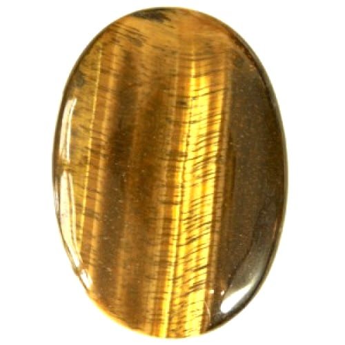 Pierre précieuse naturelle œil de tigre certifiée Ratti 15,25 pour pendentif et bague homme