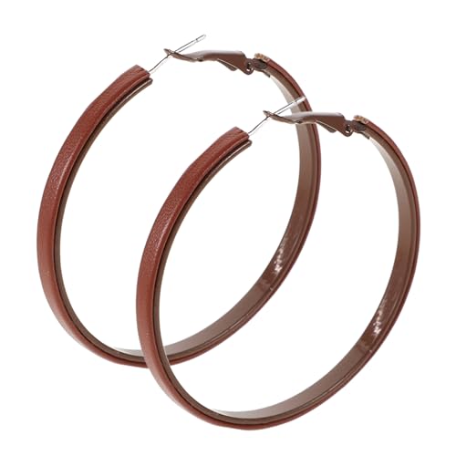 ANDRESLAD 1 Par De Pendientes Exagerados De Cuero Pendientes Llenos De Oro Pendientes De Plata Esterlina Brazalete De Oreja De Oro Pendientes De Oro Brazaletes De Plata Pendientes De Hélice