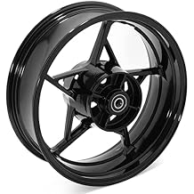 17" x 5.5" Black Rear Wheel Rim for Kawasaki Z 900 Z900 2017-2024 18 19 20 21 22 23, 41073-0704-QT