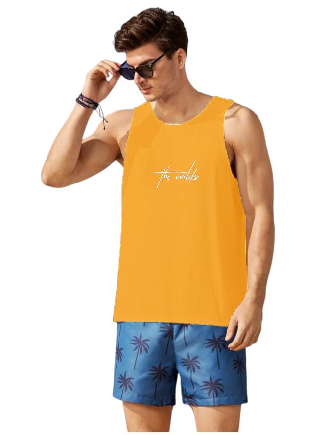 Mens Cotton Graphic Printed Regular Fit Casual Vest-image-18