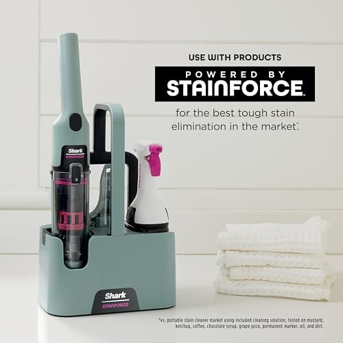 Image of Shark StainForce Dual-Formula Refill Cartridge, Stain & Odor Remover for Shark StainForce Portable Stain Cleaner, for Carpet, Area Rug, Upholstery, Cars, 16.9oz, HXCM500