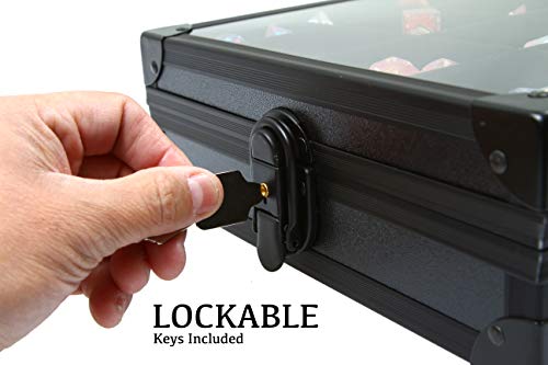 Forged Dice Co. Dice Display Case And Rolling Tray With 3 Removable Divided Dice Trays - Storage Box Holds Up To 720 Metal Or Plastic Polyhedral Dice Sets - Great For Dice Collectors Or Rpg D&D Games #TOP7