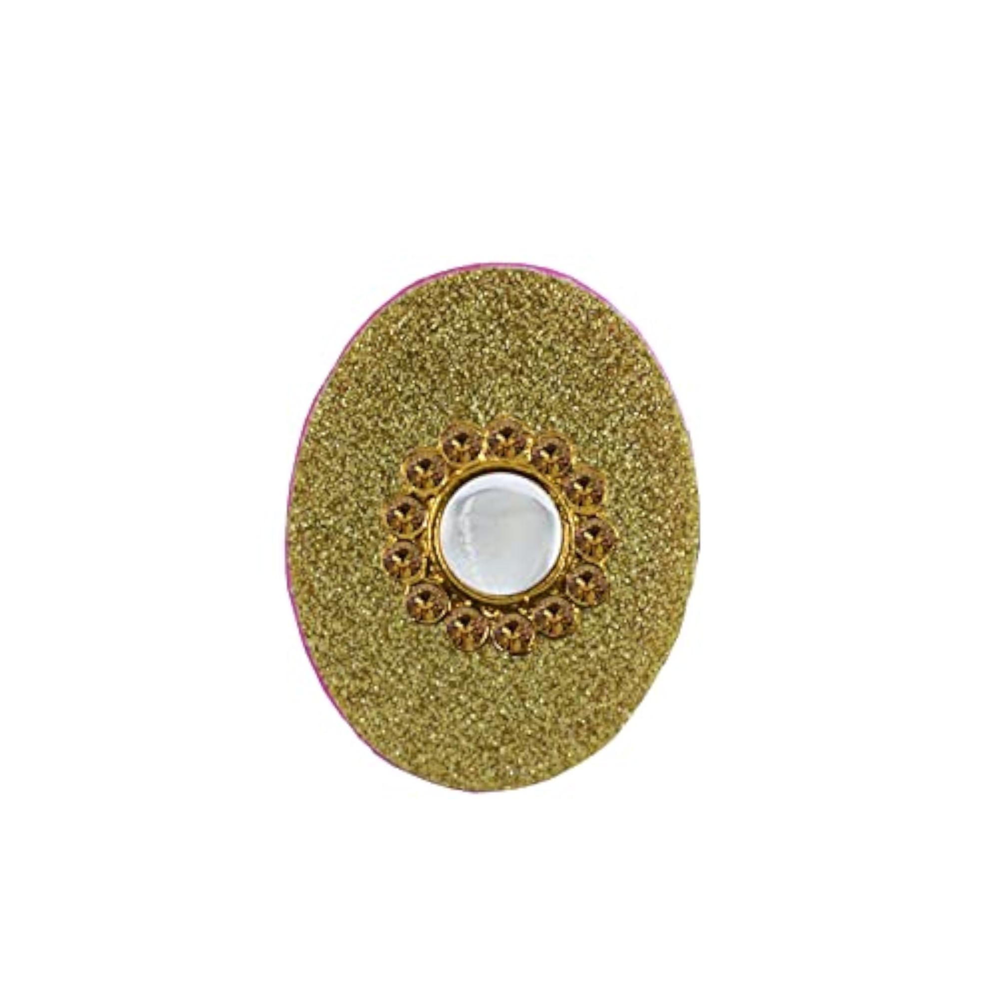 Kundun Stone Stud Sari Pin Brooch, Timeless Charm