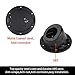 RT-TCZ Fuel Filler Door Locking Gas Tank Cap Cover Accessories for 2007-2017 Jeep Wrangler JK & Unlimited Sport Rubicon Sahara,Locking Black