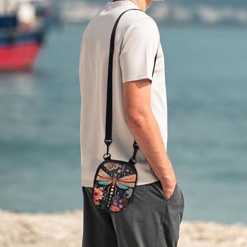 Crossbody Bag for Women and Men, Belt Bag with Adjustable Strap Cell Phone Case with Back Zipper Pocket3