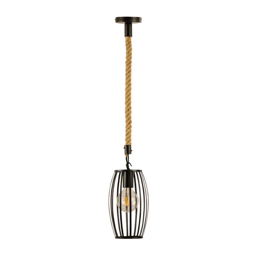 Lampe En Corde de Chanvre pour Illuminer un Intérieur Sombre