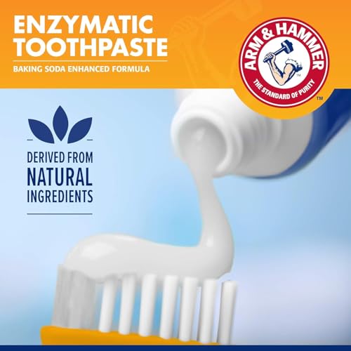 Image of Arm & Hammer for Pets Tartar Control Dog Dental Care Kit, Banana Mint Flavor Toothpaste with Baking Soda, Double-Sided Toothbrush and Finger Brush Included, 2.5 Oz, 3-Piece - 2 Pack