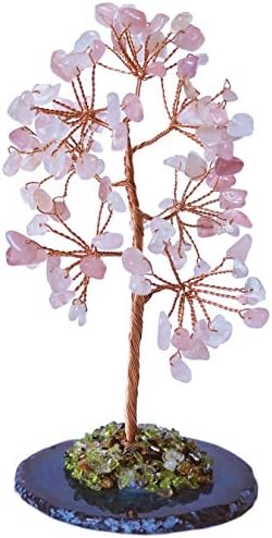 Mina Heal Healing Crystals Tree/Bonsai Tree for Home Decor, Room Decor and Office Desk, Spiritual Gifts for Energy Healing, Good Luck Gifts for Wealth & Prosperity, and Decorative Home Accessories