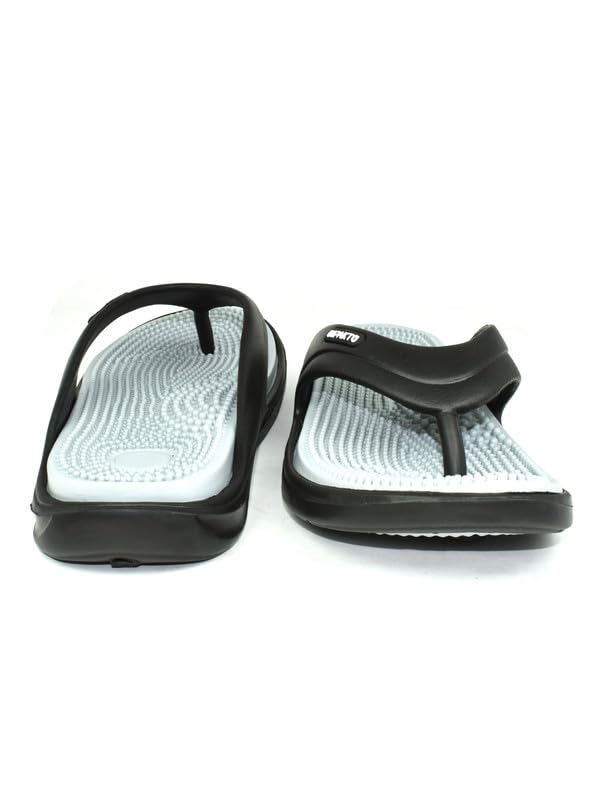 Image of Impakto by Ajanta Classic Slippers for Men | Stylish, Comfortable & Lightweight Flip Flops for Men's | Flexible & Durable | Flat, Rubber, Anti Skid, Soft Daily Use Chappal