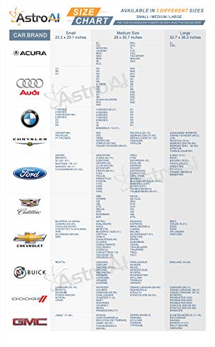 image for AstroAI Car Sun Shade for Windshield -2 Piece Foldable Car Front Sunsh